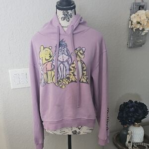 Disney Purple Pullover Hoodie Sweater